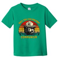 Only You Can Prevent Communism Camping Bear Toddler T-Shirt