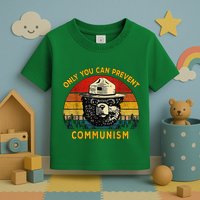 Only You Can Prevent Communism Camping Bear Toddler T-Shirt