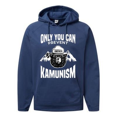 Only You Can Prevent Kamunism Performance Fleece Hoodie