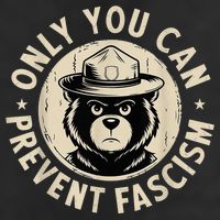 Only You Can Prevent Fascism Bear Cool Comfort Performance Bucket Hat