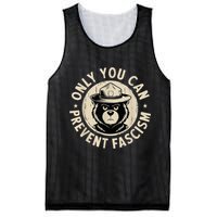 Only You Can Prevent Fascism Bear Mesh Reversible Basketball Jersey Tank