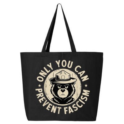 Only You Can Prevent Fascism Bear 25L Jumbo Tote