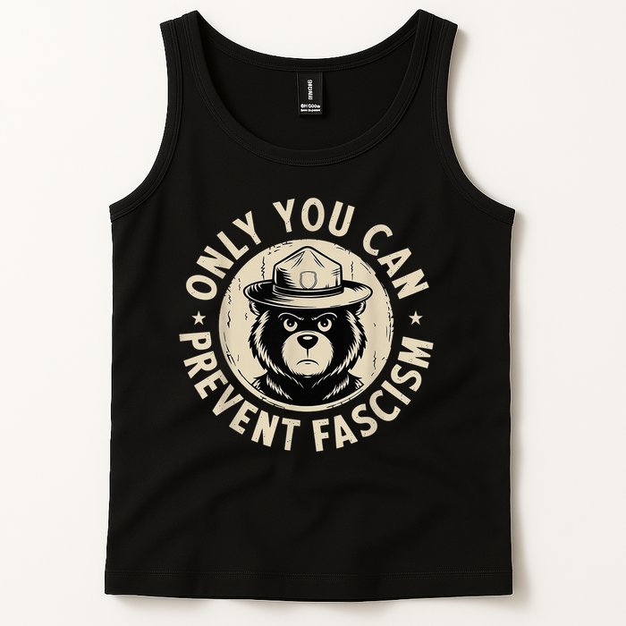 Only You Can Prevent Fascism Bear Tank Top
