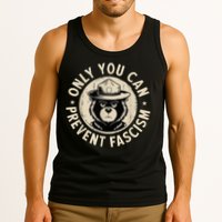 Only You Can Prevent Fascism Bear Tank Top