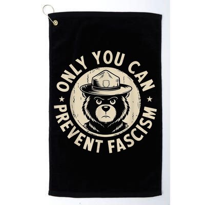 Only You Can Prevent Fascism Bear Golf Towel