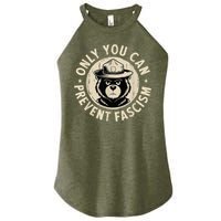 Only You Can Prevent Fascism Bear Women's Perfect Tri Rocker Tank