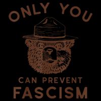 Only You Can Prevent Fascism Bear Impact Tech Backpack