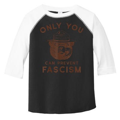 Only You Can Prevent Fascism Bear Toddler Fine Jersey T-Shirt