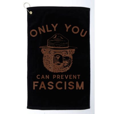Only You Can Prevent Fascism Bear Golf Towel