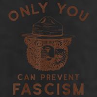Only You Can Prevent Fascism Bear Golf Towel