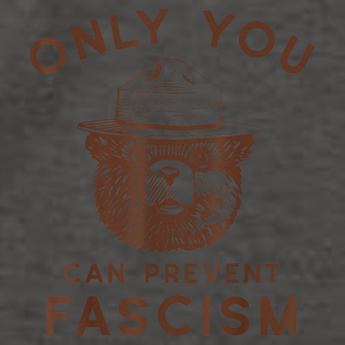 Only You Can Prevent Fascism Bear Vector Backpack