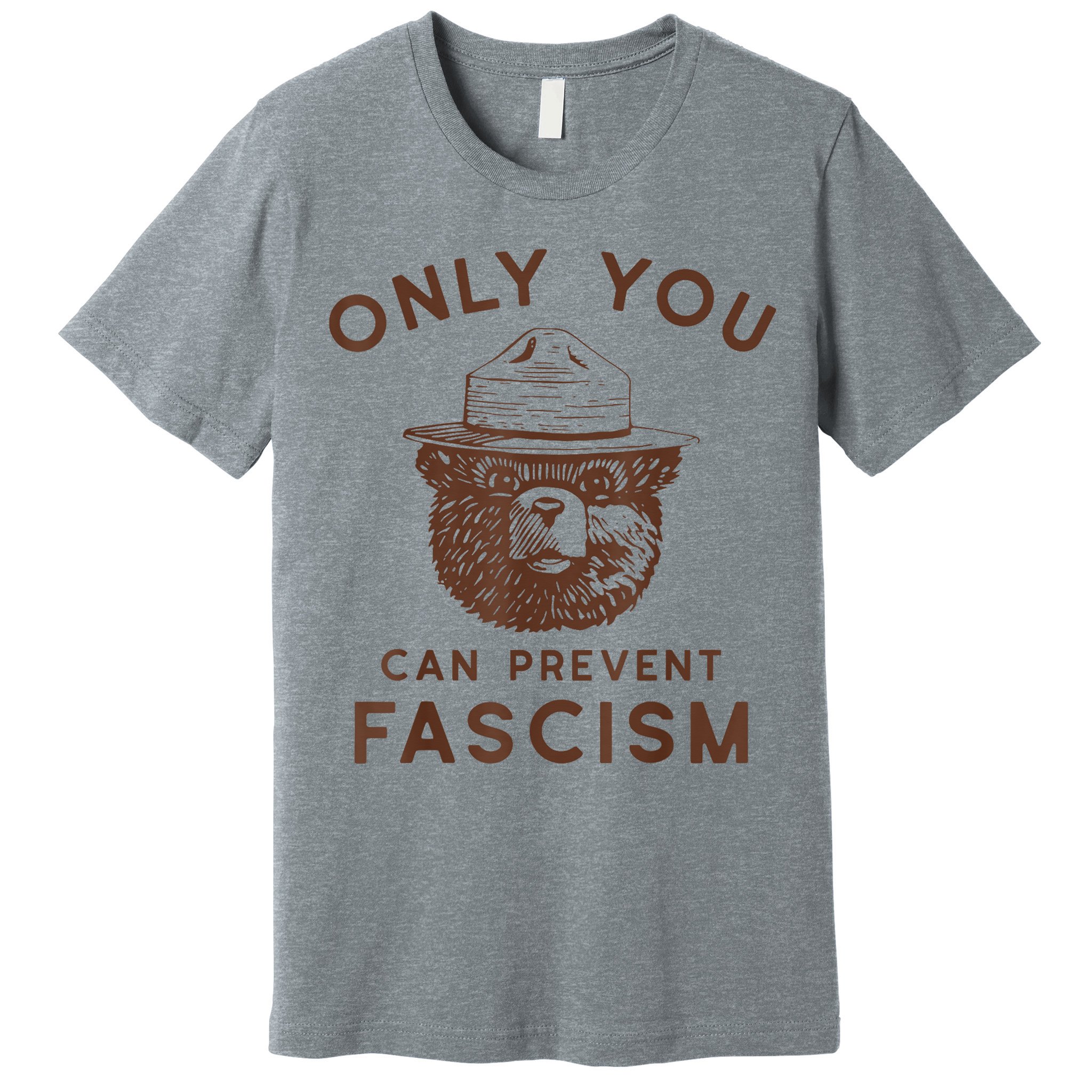 Only You Can Prevent Fascism Bear Premium T-Shirt