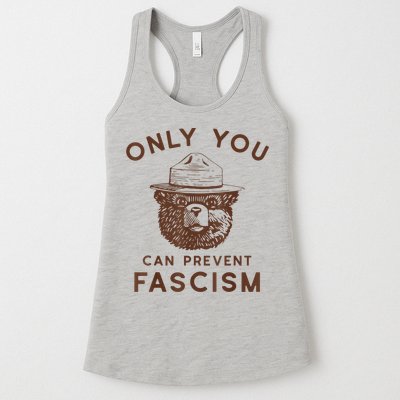 Only You Can Prevent Fascism Bear Womens Tank Top