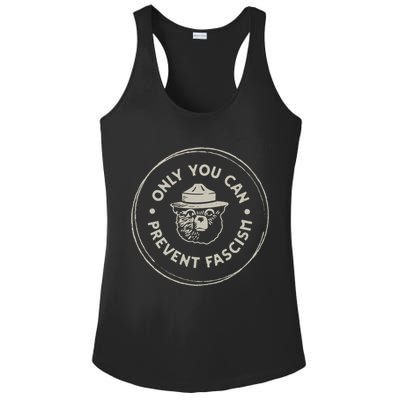 Only You Can Prevent Fascism Ladies PosiCharge Competitor Racerback Tank