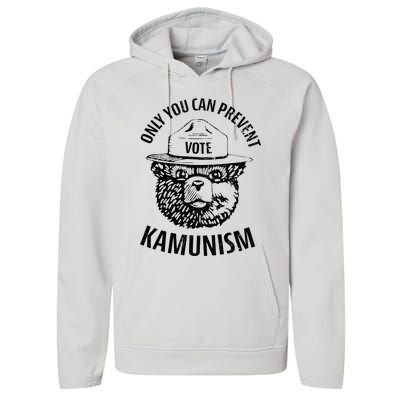 Only You Can Prevent Kamunism Communism Performance Fleece Hoodie