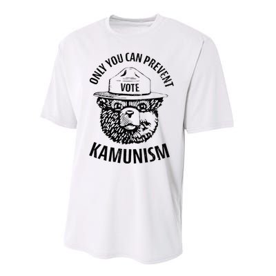 Only You Can Prevent Kamunism Communism Performance Sprint T-Shirt