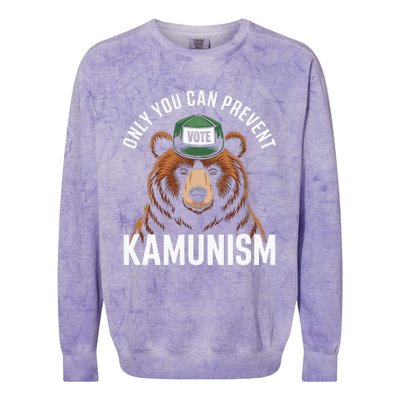 Only You Can Prevent Kamunism Colorblast Crewneck Sweatshirt