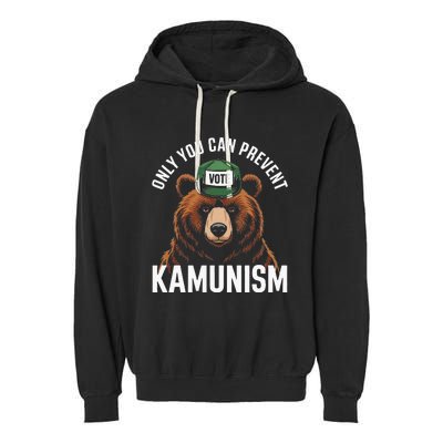 Only You Can Prevent Kamunism Garment-Dyed Fleece Hoodie