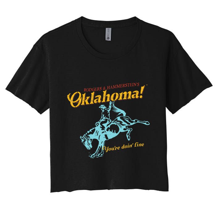Oklahoma! “You’Re Doin’ Fine” Women's Crop Top Tee