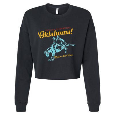 Oklahoma! “You’Re Doin’ Fine” Cropped Pullover Crew