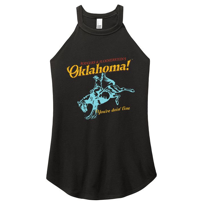 Oklahoma! “You’Re Doin’ Fine” Women's Perfect Tri Rocker Tank