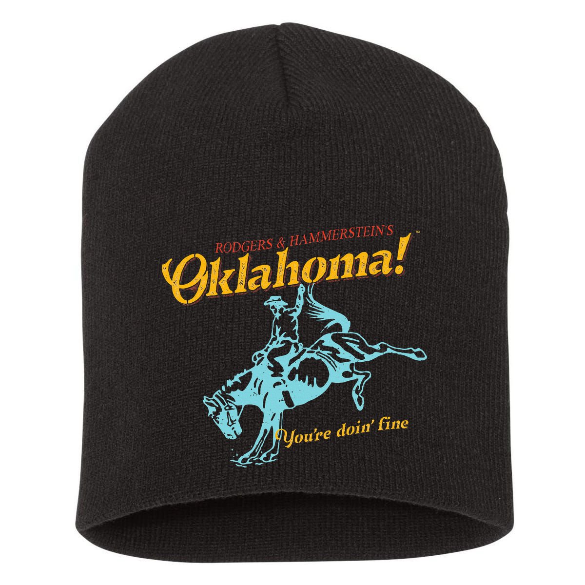 Oklahoma! “You’Re Doin’ Fine” Short Acrylic Beanie