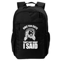 Omg You Guys That Not What I Said Funny Jesus Backpack