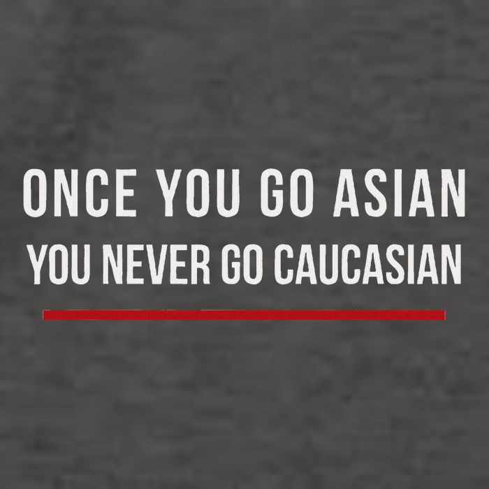 Once You Go Asian You Never Go Caucasian Vector Backpack