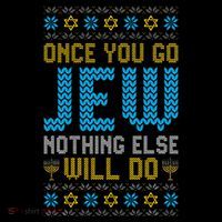 Once You Go Jew Nothing Else Will Do Jewish Hanukkah Pajama Sustainable Bucket Hat