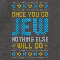Once You Go Jew Nothing Else Will Do Jewish Hanukkah Pajama Vector Backpack