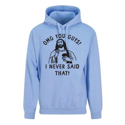 Omg You Guys I Never Said That Unisex Surf Hoodie