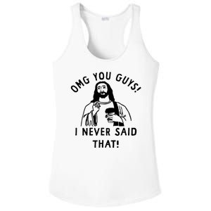 Omg You Guys I Never Said That Ladies PosiCharge Competitor Racerback Tank