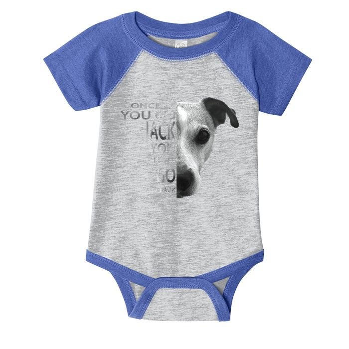 Once You Go Jack Russell Terrier Cute Gift Dog Lover Gift Funny Gift Infant Baby Jersey Bodysuit