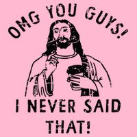 Omg You Guys I Never Said That Christian Relegious Omg You Guys I Never Sa Short Acrylic Beanie