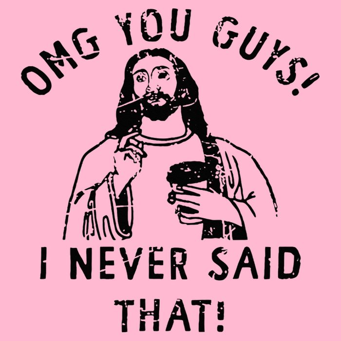 Omg You Guys I Never Said That Christian Relegious Omg You Guys I Never Sa Short Acrylic Beanie