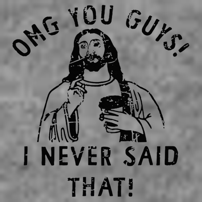 Omg You Guys I Never Said That Christian Relegious Omg You Guys I Never Sa Hooded Wearable Blanket
