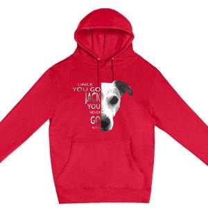 Once You Go Jack Russell Terrier Shirts Gift For Dog Lover Premium Pullover Hoodie