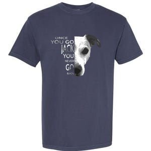 Once You Go Jack Russell Terrier Shirts Gift For Dog Lover Garment-Dyed Heavyweight T-Shirt