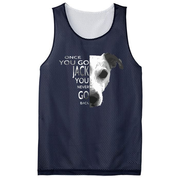 Once You Go Jack Russell Terrier Shirts Gift For Dog Lover Mesh Reversible Basketball Jersey Tank