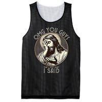 Omg You Guys I Never Said That Funny Sarcastic Quote Mesh Reversible Basketball Jersey Tank