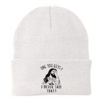 Omg You Guys I Never Said That Funny Sarcastic Quote Knit Cap Winter Beanie