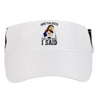 Omg You Guys ThatS Not WhatS I Said Jesus Adult Drive Performance Visor