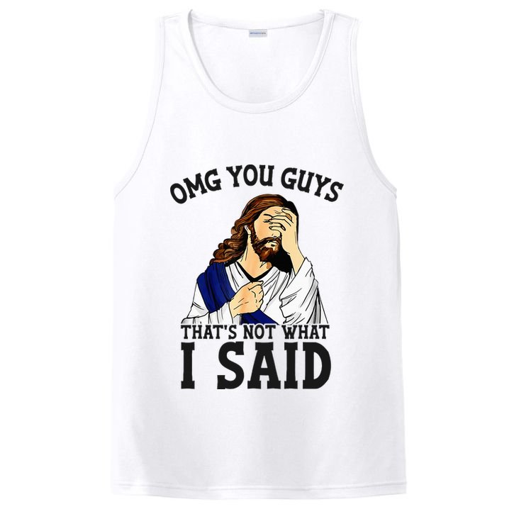 Omg You Guys ThatS Not WhatS I Said Jesus PosiCharge Competitor Tank