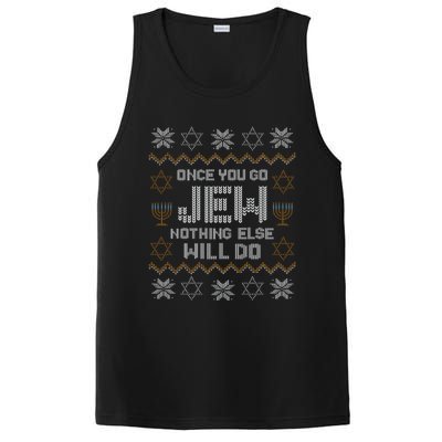 Once You Go Jew Nothing Else Will Do Jewish Shabbat Hanukkah PosiCharge Competitor Tank