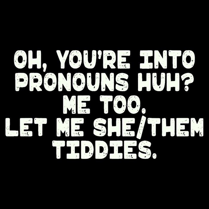 Oh You're Into Pronouns Huh? Me Too, Let Me She/Them Tiddies Wool Snapback Cap