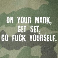 On Your Mark Get Set Go F Yourself Legacy Tie Dye Trucker Hat