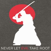 Otoya Yamaguchi Never Let Evil Take Root Cotton Canvas Backpack