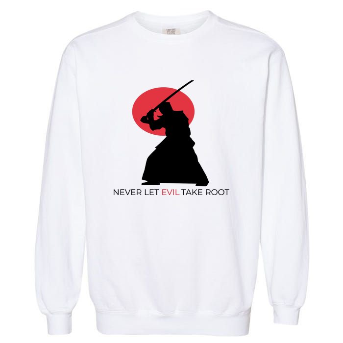 Otoya Yamaguchi Never Let Evil Take Root Garment-Dyed Sweatshirt