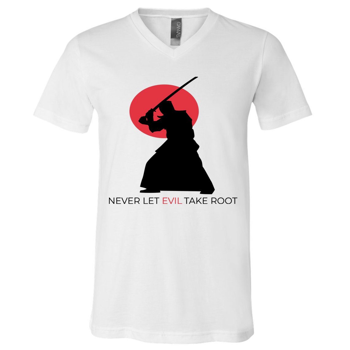 Otoya Yamaguchi Never Let Evil Take Root V-Neck T-Shirt