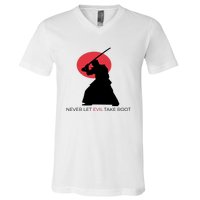 Otoya Yamaguchi Never Let Evil Take Root V-Neck T-Shirt